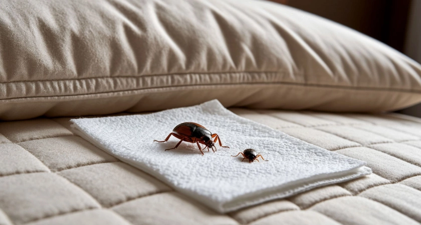 5 капель на ватный диск, и протираю подушку: постельные клопы сбегут за 6 часов