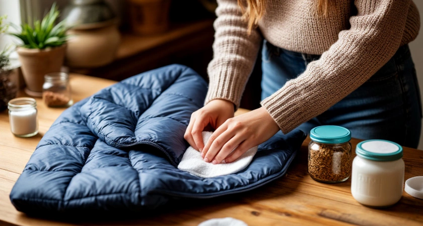 1 предмет с кухни - зимний пуховик после стирки как новый - и без комков