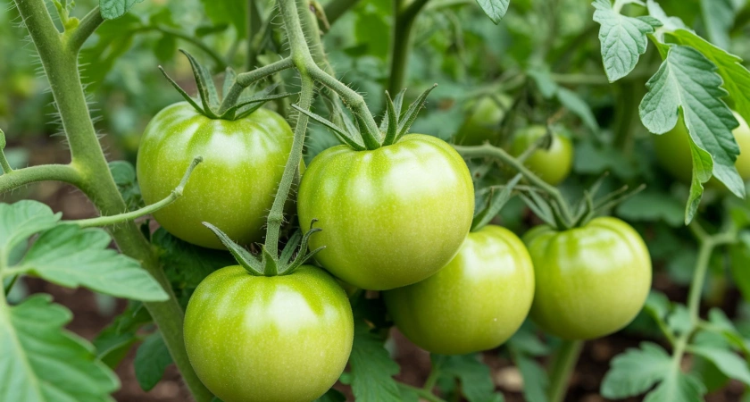 Увешан изумрудными плодами, как елка в Новый год: не сорт, а покоритель ума и сердца – томаты мясистые и пахнут дыней