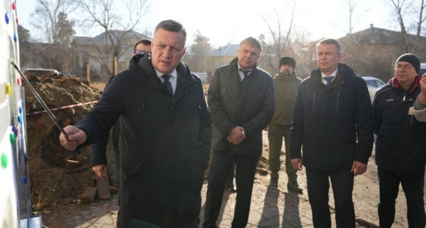 В Иркутской области продолжается капитальный ремонт здания казачьего кадетского корпуса