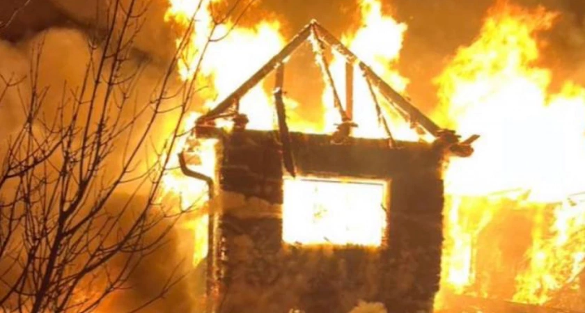 В Иркутской области тепловая пушка стала причиной возгорания частного дома