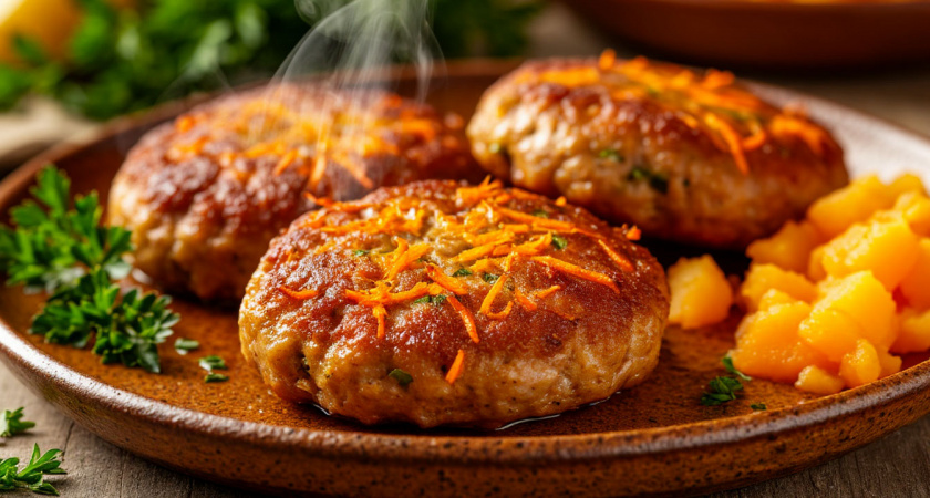 Обычные котлеты больше не жарю: беру тыкву и фарш — готовлю к ужину эту вкуснятину. Едят все, еще и добавки требуют