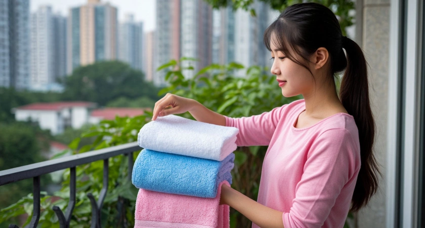 Почему у китайцев кухонные полотенца и тряпки всегда чистые и вкусно пахнут - запомните эту простую хитрость