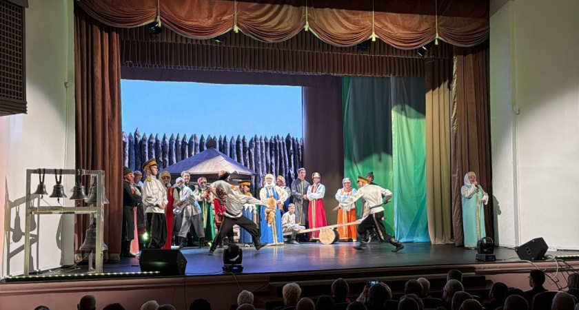 Казаки ярко выступили на юбилее Усольского района