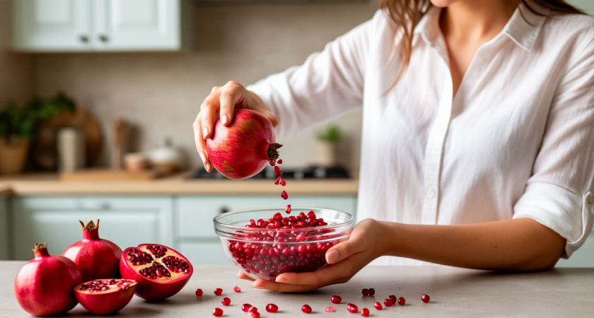 Чистим гранат за 1 минуту: невероятно простой способ с ложкой — остаются чистыми и руки, и кухня