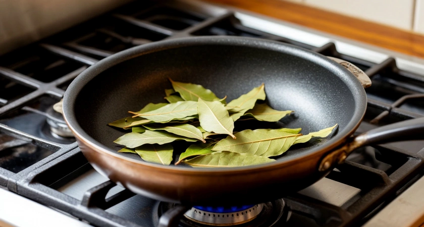Зачем я жарю лавровый лист на сковороде: больше никаких проблем, а польза неоценимая