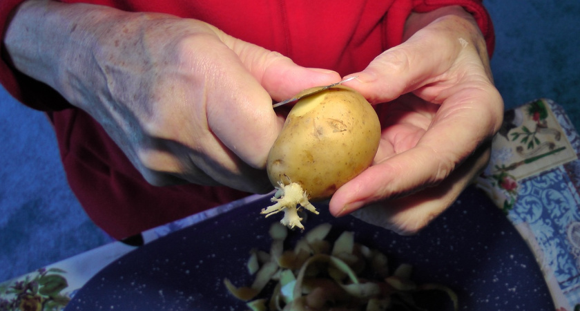 Картофельные очистки не выкидываю — они дороже всех сокровищ: вот как их использую — 3 лайфхака