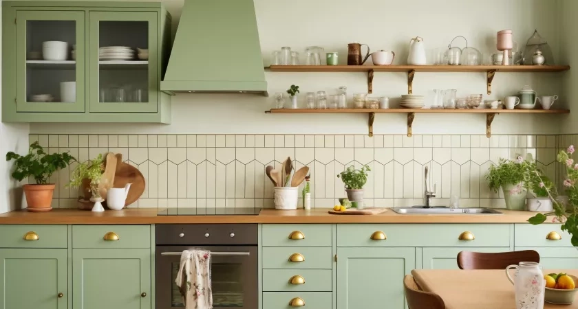 Пластиковый фартук на кухне — это "колхоз": современные хозяйки клеят обои "по последнему писку" — есть нюанс