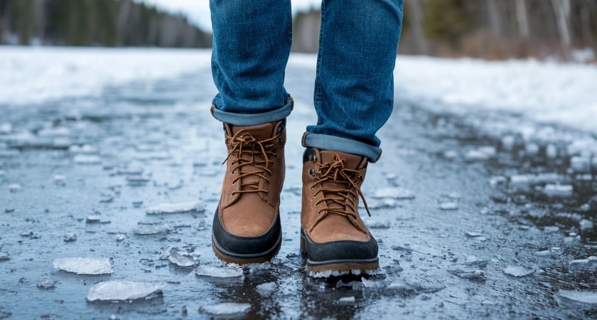 Наношу ватным шариком на подошву - и перестаю скользить даже на ледяной лестнице: делаю1 раз и хватает на всю зиму