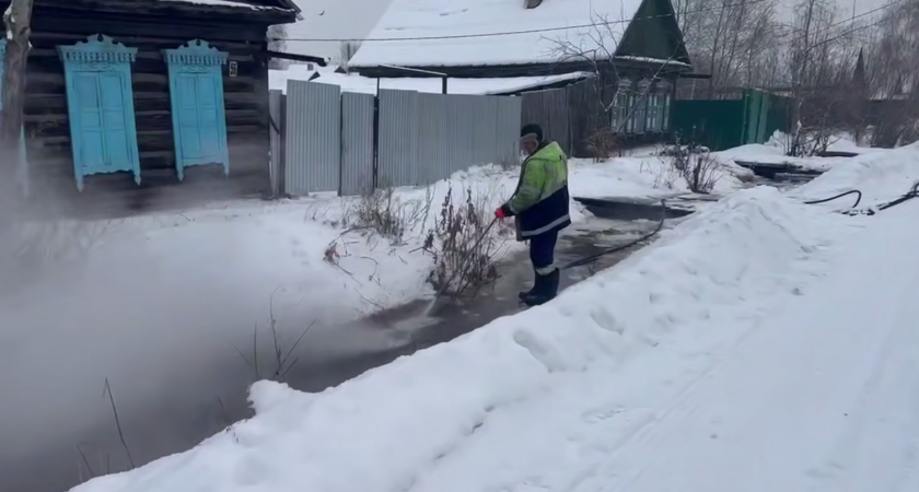 В Усолье-Сибирском службы контролируют уровень воды в реке Шелестихе