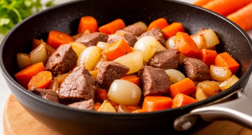 Морковь, мясо или лук? Что отправить на сковородку первым – забудьте стандартное "сначала лук", всё не так просто