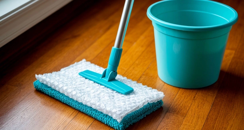 Зачем мыть пол шваброй в пупырчатой пленке, а в унитаз сыпать стиральный порошок: 12 хитростей умных уборщиц