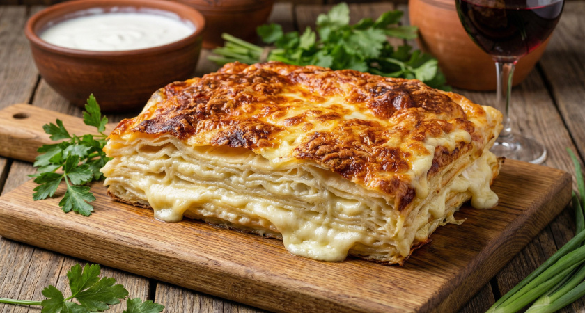 Бабушка-грузинка буквально от сердца оторвала: делюсь рецептом настоящей слоёной Ачмы