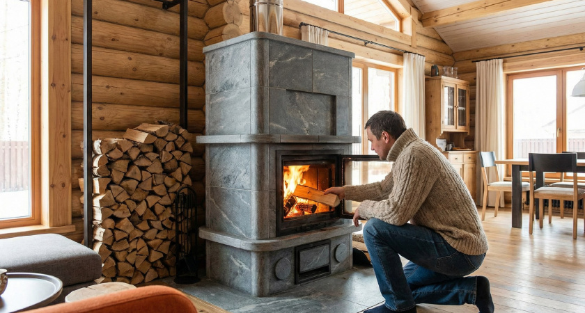 Кидаю в топку одно полено вместо двух: как экономить дрова научили деревенские старожилы - делюсь