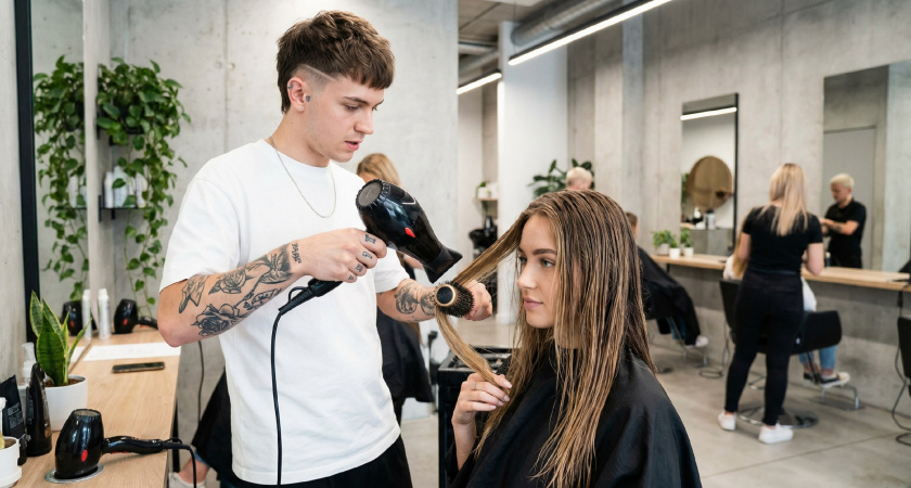 «Так волосы феном сушить нельзя, они у тебя все поломаются» — сказал мне парикмахер и показал, как надо правильно делать