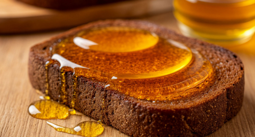 Черный хлеб с медом улучшит ваше самочувствие: удивительная польза простого сочетания продуктов