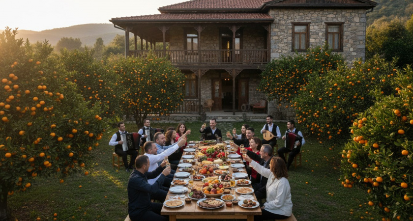 Как живут зажиточные люди в Абхазии? Побывали в доме у состоятельного абхазца. Что нам понравилось, а что показалось очень необычным