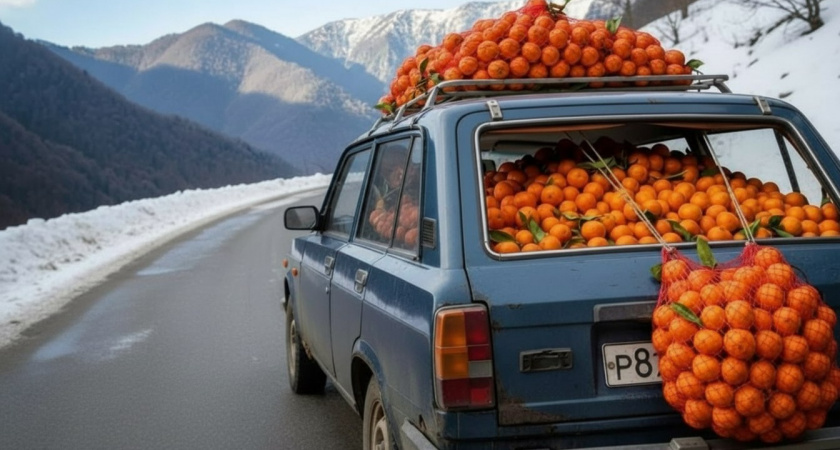Съездил в Абхазию за мандаринами, чтобы продать их тут: сколько заработал