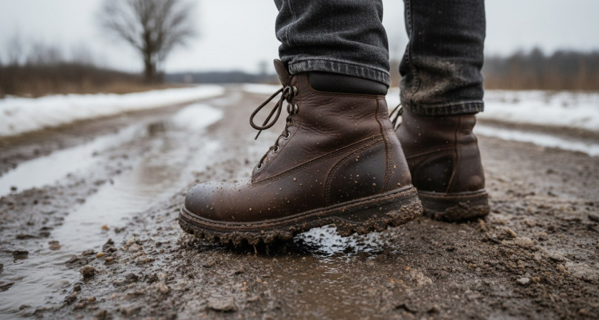 Беру свечку и натираю ей зимнюю обувь: блестит даже в зимнюю слякоть — армейский лайфхак