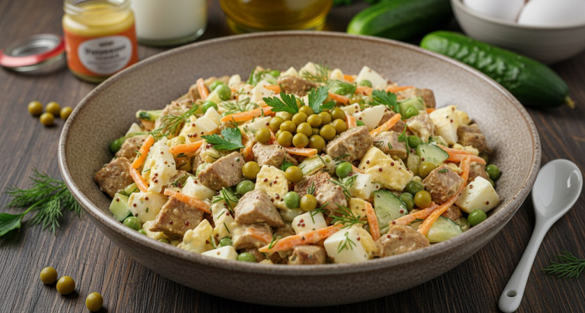 Попробовала на юбилее вкуснейший салат "Каприз" и сразу добавила себе в меню на Новый год — делюсь рецептом