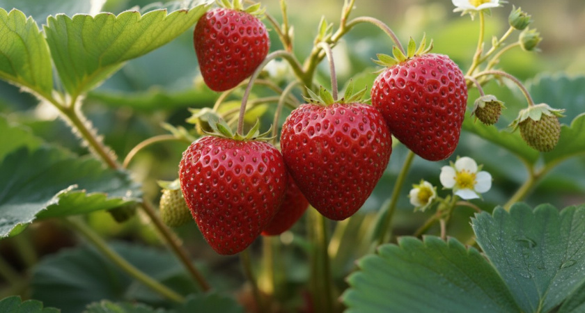 Сыплю 2 горсти зимой под клубнику прямо по снегу: летом наслаждаюсь сладкими ягодами размером с яблоко