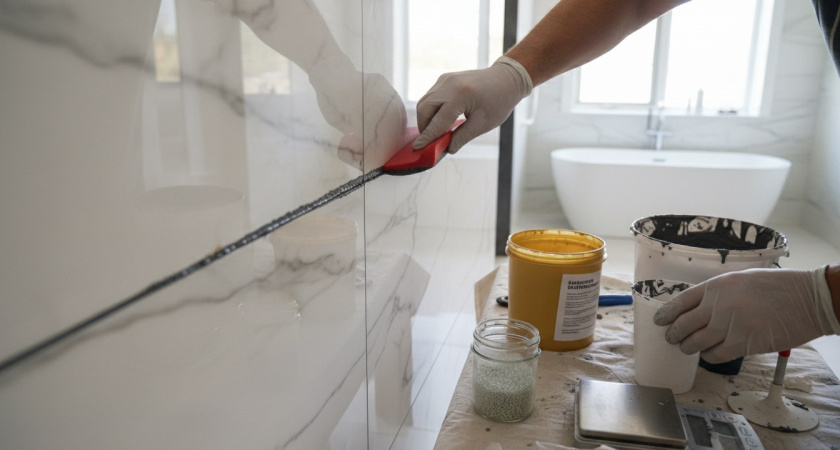 Не крошится, не боится ударов, нет трещин и черноты: американский рецепт затирки для плитки — в 7 раз дешевле магазинной