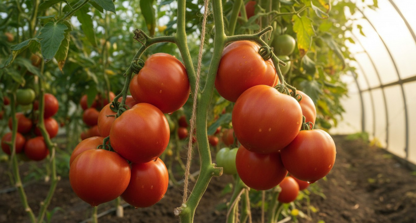 Не томат, а настоящий гигант: этот сорт помидоров штампует урожай как бешеный — по 10 кг с куста, плоды до 1 кг