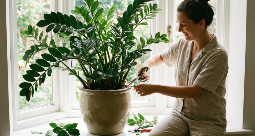 "Зеленый доллар" пошел в рост: "тормошим" замиокулькас аптечным коктейлем из трех таблеток