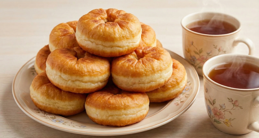 Смешиваю один стакан кефира и немного фарша: на выходе получается целая гора вкуснейших ленивых беляшей