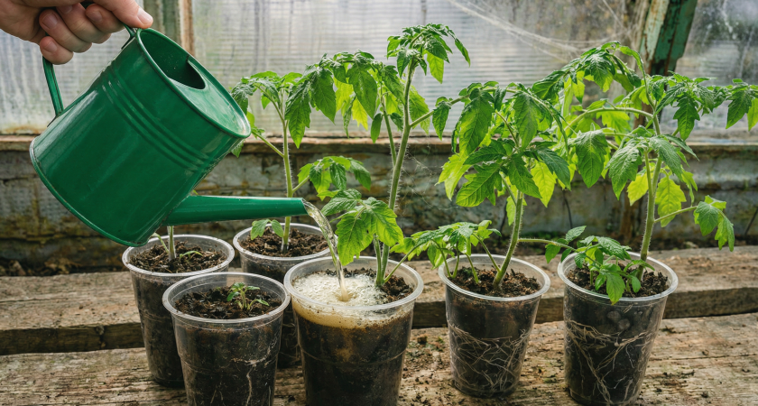 Один пакетик в 1 литр "тепленькой" — и семена взойдут густой щеткой: рассада будет крепкой и здоровой 