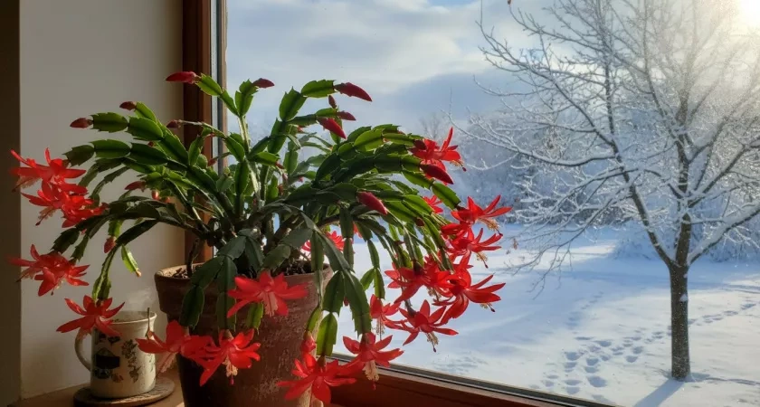 Смешиваю 1:1 с водой — и декабрист начинает пулять бутонами без остановки: правильный зимний уход — всё решает