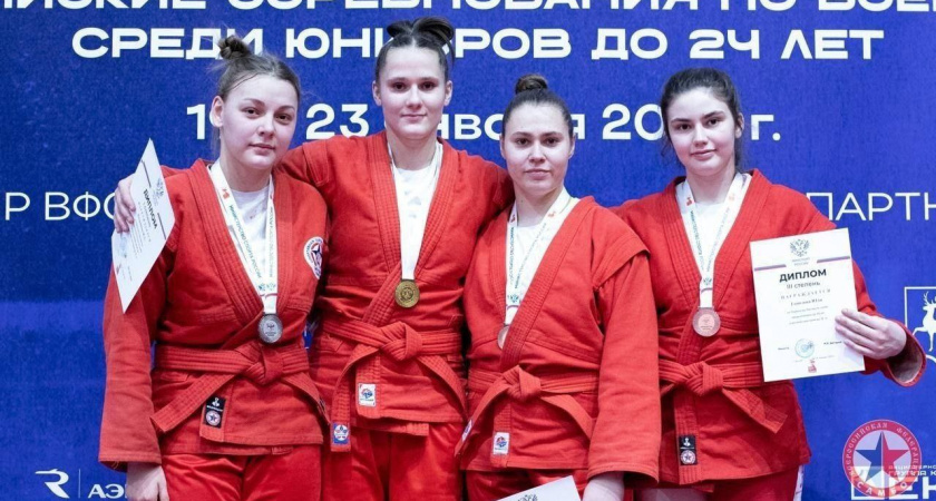 Усольская самбистка стала призером первенства России в Нижегородской области