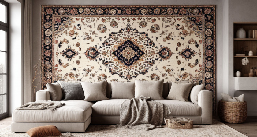 Ковры на стене снова в моде — вот 3 причины, почему их стоит вернуть в квартиры. Дизайнеры хлопают в ладоши от этой идеи