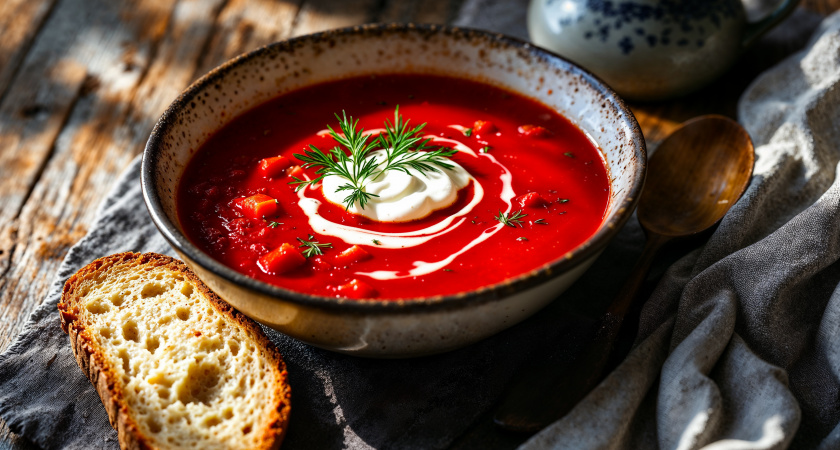 Как варят настоящий борщ, а не суп со свеклой: нашла рецепт в книге 1952 года. Всего 2 тонкости: от них зависит вкус и рубиновый цвет