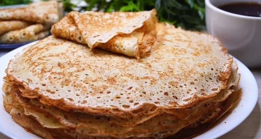 2 ложки в тесто - и блины на Масленицу вкуснее, чем у бабушки: не рвутся, не прилипают и красивые, кружевные