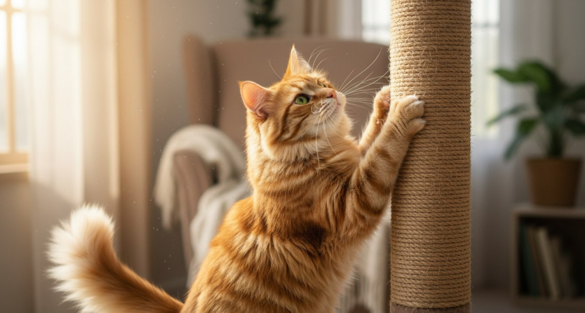 Почему нужно радоваться, если кошка при виде вас бежит точить когти