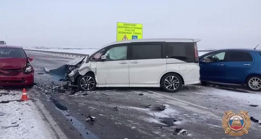 4 автомобиля столкнулись на трассе “Сибирь” в Усольском районе