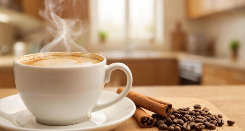 Кофе с корицей готовлю только так - бодрит весь день и пользу приносит