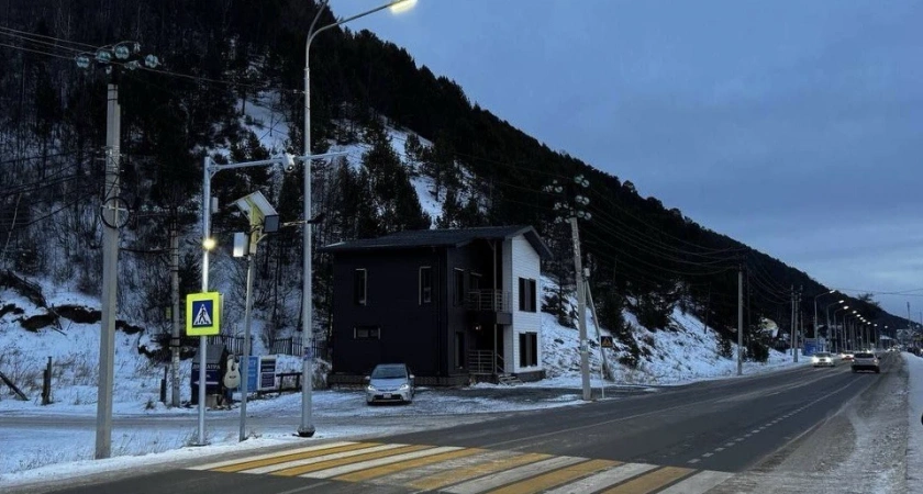 В Иркутской области обустроили 14 светящихся пешеходных переходов