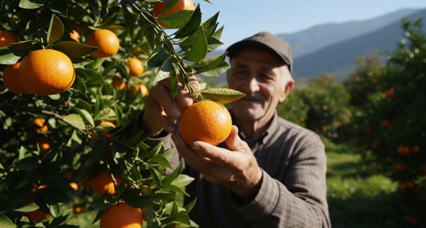"Оставлю гнить на ветке, но в Россию не продам": хозяин мандариновых плантаций в Абхазии объяснил, почему так делает