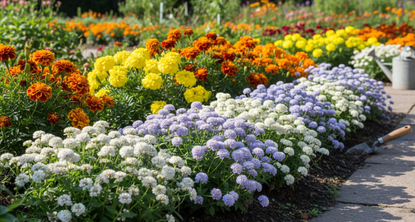 Восхитительные однолетники для сада - радуют почти сразу после посадки: всего 2 цветка преобразят сад до неузнаваемости