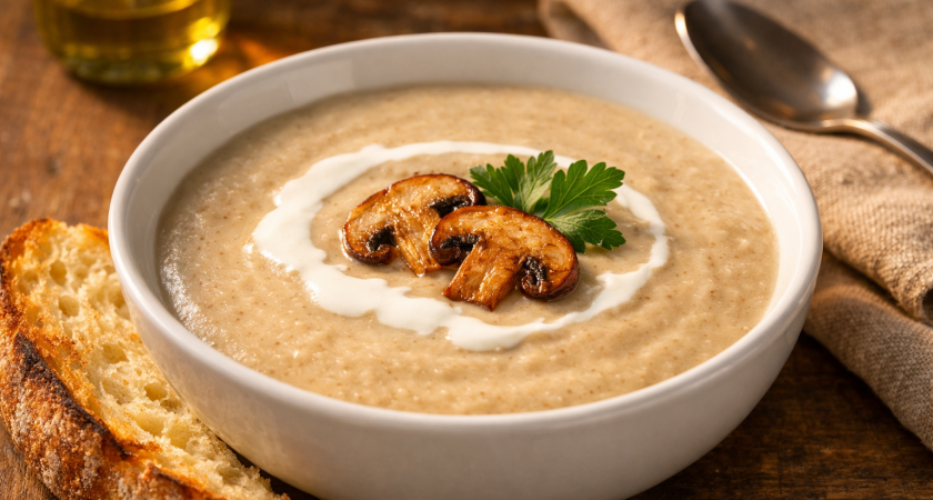 В ресторане ели за 800 рублей, дома повторили за 200: сырный крем-суп — просто вкуснейший