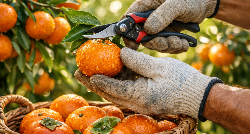 Отправилась в Абхазию на сбор хурмы и мандаринов: какую сумму удалось заработать