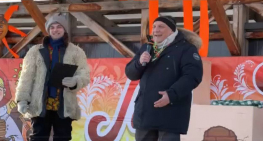 В Усолье-Сибирском отметили Масленицу на озере Молодежное