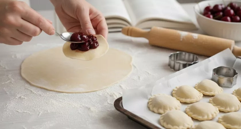 Три хитрости для теста на пельмени и вареники — получается тонкое и воздушное, словно пух. Вкусно и красиво