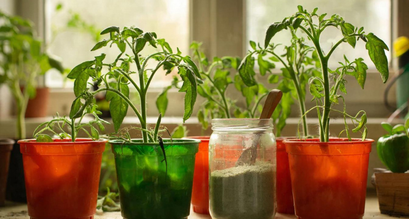 150 г порошка в почву — и рассада томатов растет пушистой щеткой: классное средство для укрепления растений