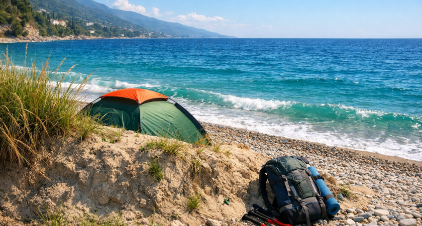 Наш "евротур" по Абхазии: палатки, попутки, дикая природа. "Страна души" показала себя с неожиданной стороны