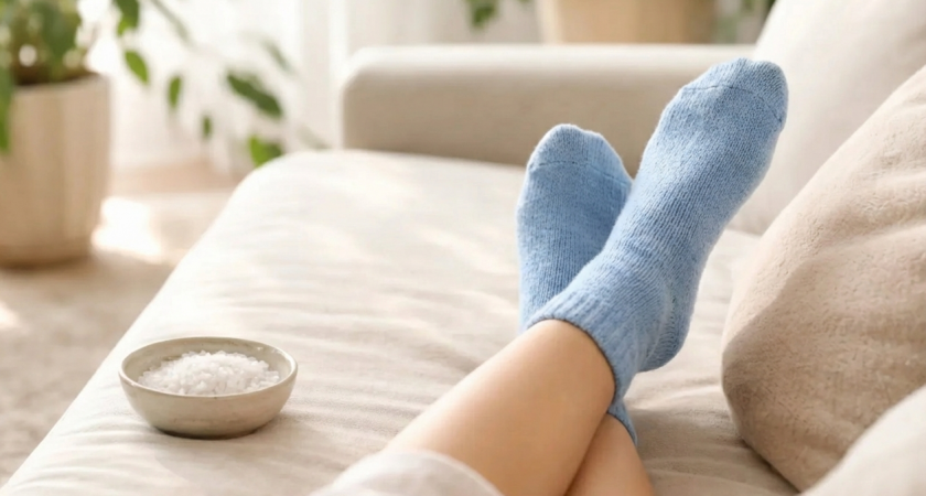 Под вечер мои ноги больше не отекают, и я сплю как младенец: достаточно засыпать соль в носки — секрет французских танцоров