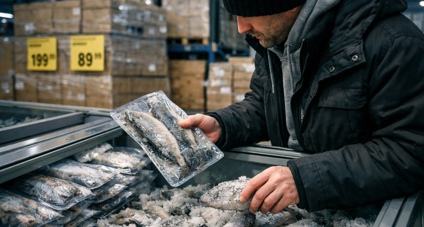 Зашел в "Светофор" за рыбой, но покупать не стал: рассказываю, как она выглядела и сколько стоила — вот по какой причине отказался