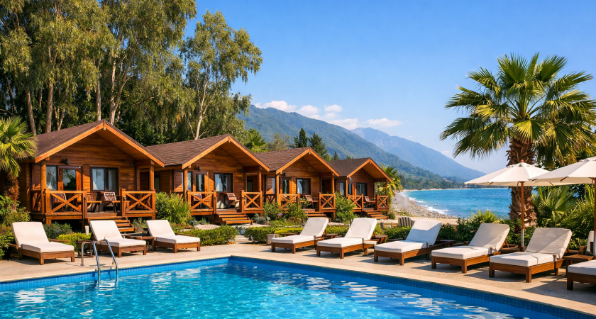 Отдых в Абхазии, напомнивший Турцию: завтраки "шведский стол", бассейн с шезлонгами – оцениваем плюсы и минусы